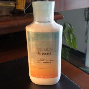 New unopened MIDSUMMER dream 24 HR MOISTURE SHEA BUTTER +VITAMIN E BODY LOTION.